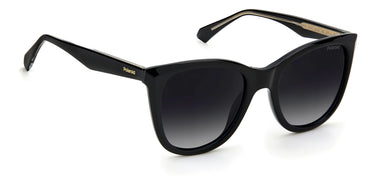 Women Polaroid Sunglasses: PLD 4096/S/X - Black(2) - SpecSMART Eye Clinic (Diagonal View)